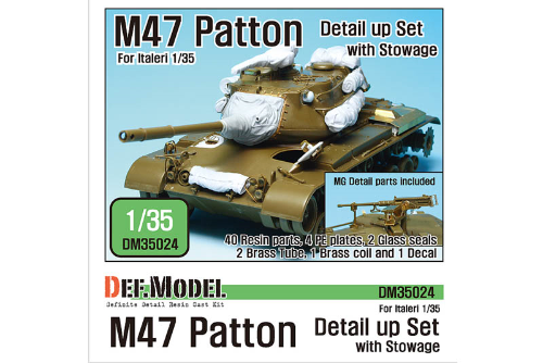 DM35024 1/35 M47 Patton Detail up set- with stowage (for Italeri 1/35)
