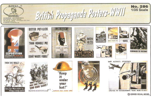 RM286 1/35 British Propaganda Posters WWIIpart3