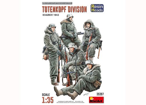 MI35397 1/35 Totenkopf Division. Kharkov 1943. Resin Heads
