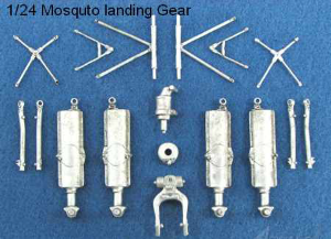 1/24 De Havilland Mosquito Landing Gear FOR AIRFIX