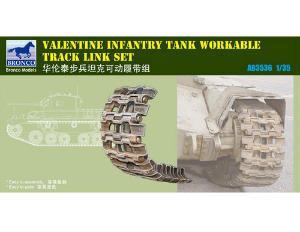 AB3536 1/35 British Valentine Tank Workable Track link Set