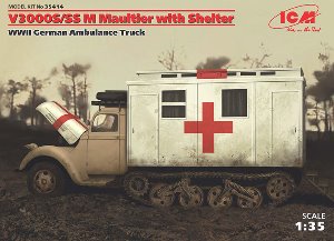 ICM35414 1/35 V3000S/SS M Maultier with Shelter, WWII German Truck