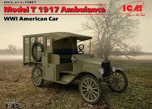 ICM35661 1/35 Model T 1917 Ambulance, WWI American Car