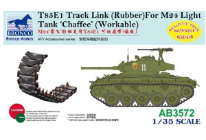 AB3572 1/35 T85E1 Track Link (Rubber) For M24 Chaffee