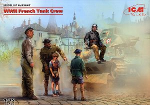 ICM35647 1/35 WWII French Tank Crew-5 figures