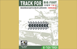 AFV35133 1/35 Big Foot Track For M2/M3/AAV7/MLRS/CV90