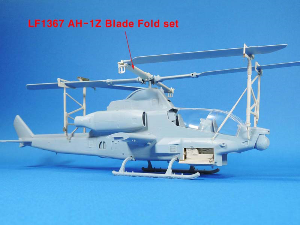 LF1369 1/35 AH-1Z Upgrade Blade Fold Rack set for Academy