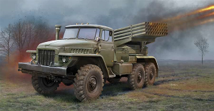 TRU01028 1/35 Russian BM-21 Grad Multiple Rockert Launcher