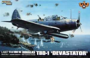 GWHL4807 1/48 WWII US Navy Douglas TBD-1 Devastator - Midway 1942
