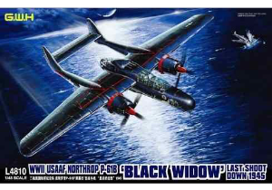 L4810 1/48 WWII USAAF Northrop P-61B Black Widow Last Shoot Down 1945
