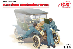 ICM24009 1/24 American mechanics (1910s) (3 figures)-차량 미포함