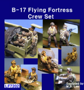 LA7202 1/72 B-17 Flying Fortress Crew set (10 Figures)