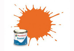 46번 Orange Matt - 14ml Enamel Paint (무광 오렌지 - 에나멜 14ml)