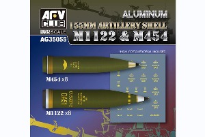 AG35055 1/35 155mm Artillery Shell M1122, M454