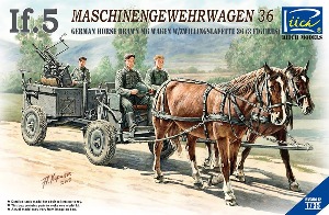 RV35012 1/35 German Horse Drawn MG Wagen IF.5 w/3Figures