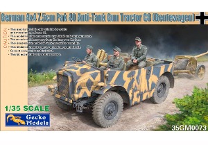 35GM0073 1/35 German 4x4 7.5cm Pak 40 Anti-Tank Gun Tractor C8