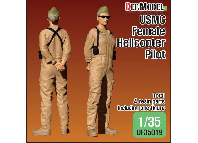 1/35 USMC Female Helicopter Pilot