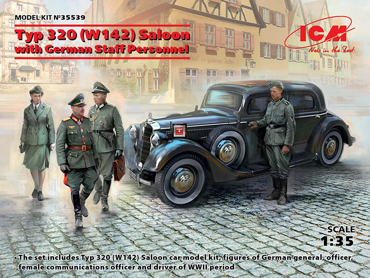 1/35 Typ 320 W142 Saloon with German Staff Personnel