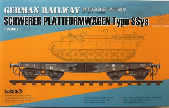 1/35 German Railway Schwerer Plattformwagen Type SSys