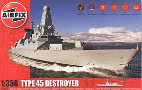 1/350 Type 45 Destroyer Dearing