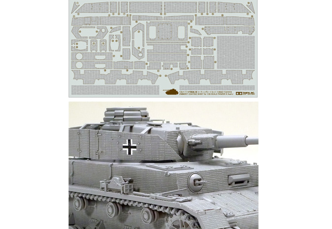 1/35 Zimmerit Coating Sheet - Panzer IV Ausf.J