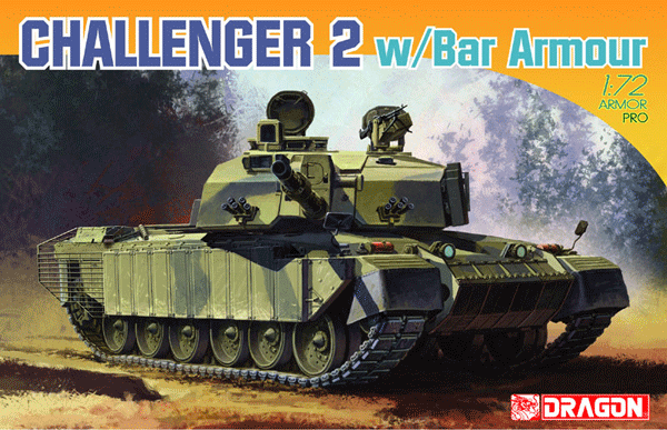 1/72 Challenger 2 w/Bar Armor