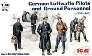 1/48 WWII German Luftwaffe Pilots and Ground Personne