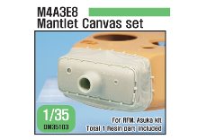 1/35 M4A3E8 Mantlet Canvas Covet set