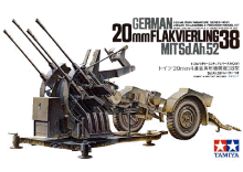 TA35091 1/35 German 20mm Flakvierling 38 MITSd.Ah.52