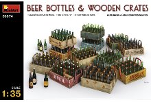 MI35574 1/35 Beer Bottles &amp; Wooden Crates