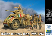 MB35144 1/35 Italian military men, WWII era (5 Figures)