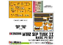 DE35006 1/35 M1A2 SEP ABRAMS TUSK II Basic PE set(for Tamiya kit)