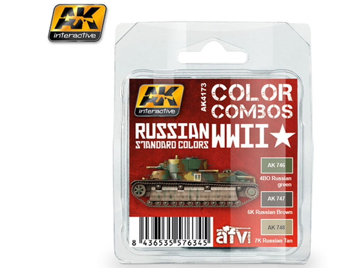 RUSSIAN WWII STANDARD COLORS COMBO