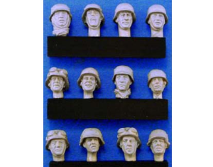 LF0112 1/35 German Heads set #2 (WWII)