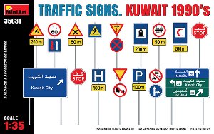 MI35631 1/35 Traffic Signs Kuwait 1990s
