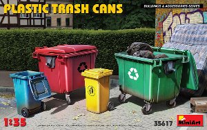 MI35617 1/35 Plastic Trash Cans