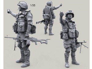 CP35470 1/35 러시아 전투병사 (기관총)